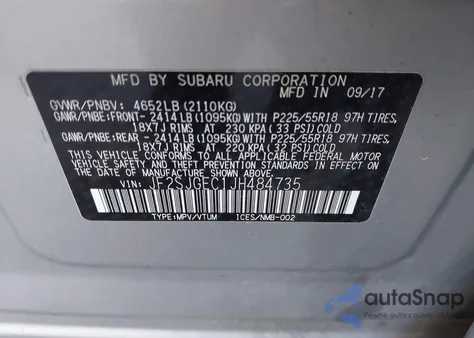 2018 Subaru Forester 2.0Xt Premium from USA, damaged, VIN JF2SJGEC1JH484735